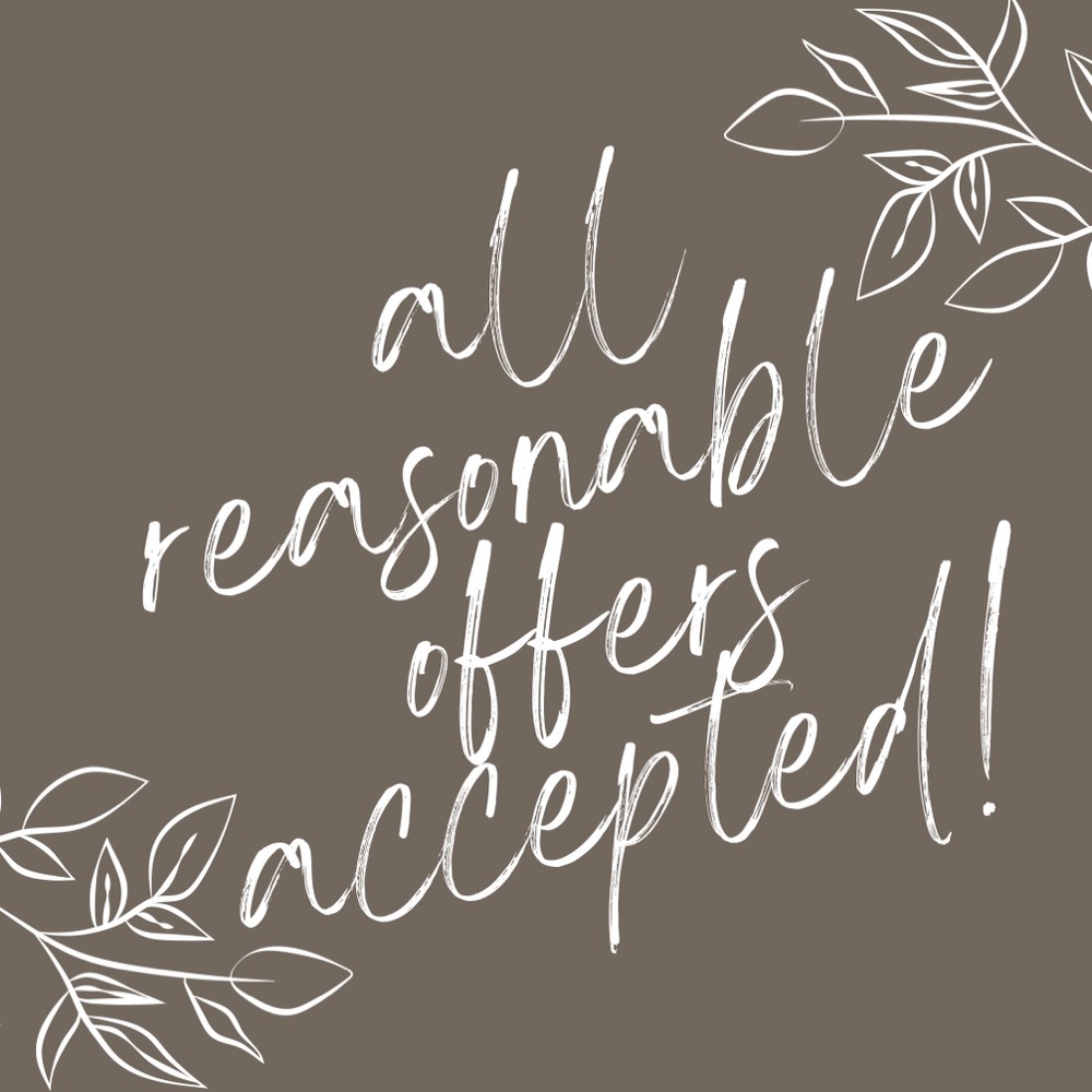 Bundle and Save! Reasonable Offers will be Accepted!